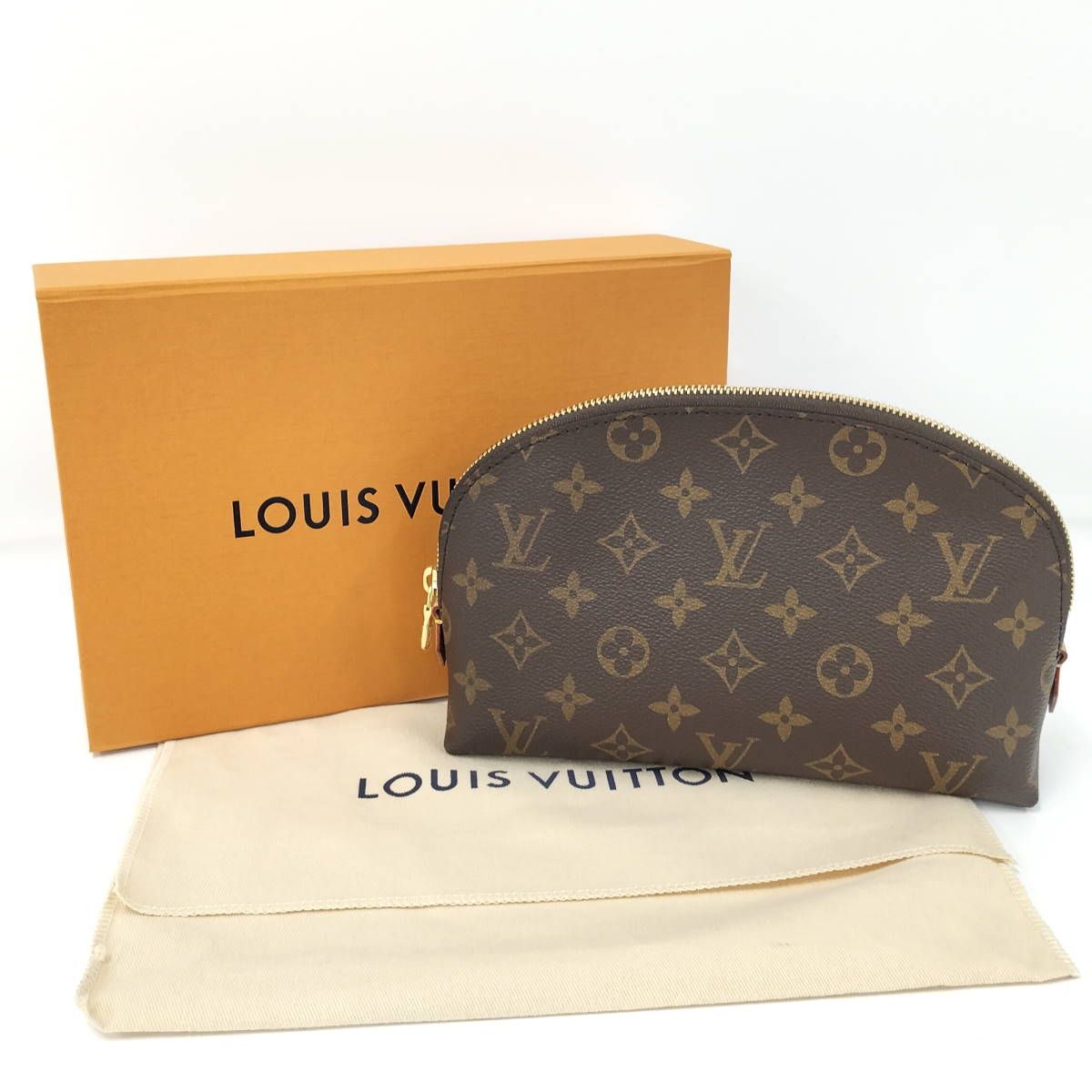 Louis Vuitton Makeup Pouch Pochette Cosmetic MM Monogram — view 9