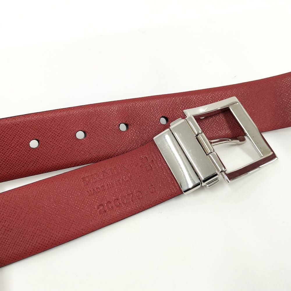 Prada Belt Leather Belts Black — view 7