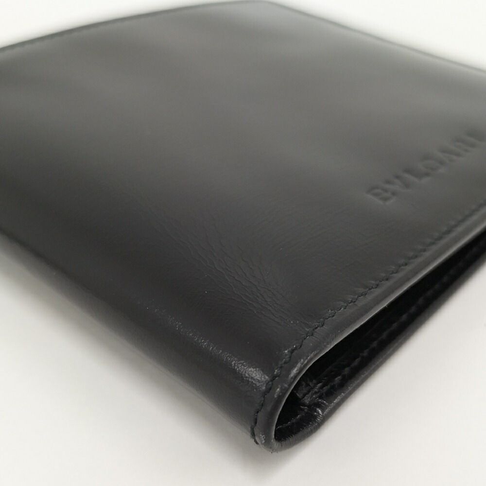 Bvlgari Bifold Wallet Leather Black — view 4