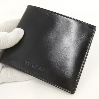 Bvlgari Bifold Wallet Leather Black — view 6