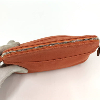 Hermes Bo Tall Pouch 20 Mini Canvas Orange — view 6