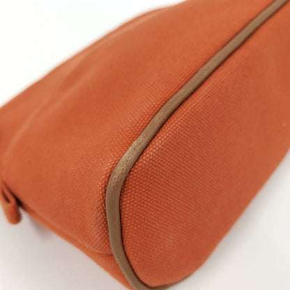 Hermes Bo Tall Pouch 20 Mini Canvas Orange — view 4