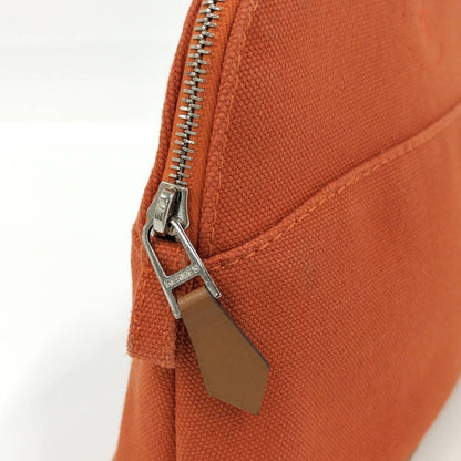 Hermes Bo Tall Pouch 20 Mini Canvas Orange — view 8