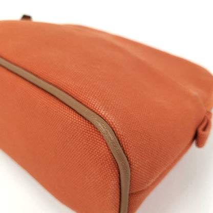 Hermes Bo Tall Pouch 20 Mini Canvas Orange — view 3