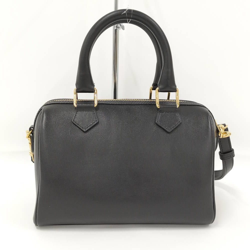 Celine Bag Cuir Triomphe Small Boston Leather Black — view 2