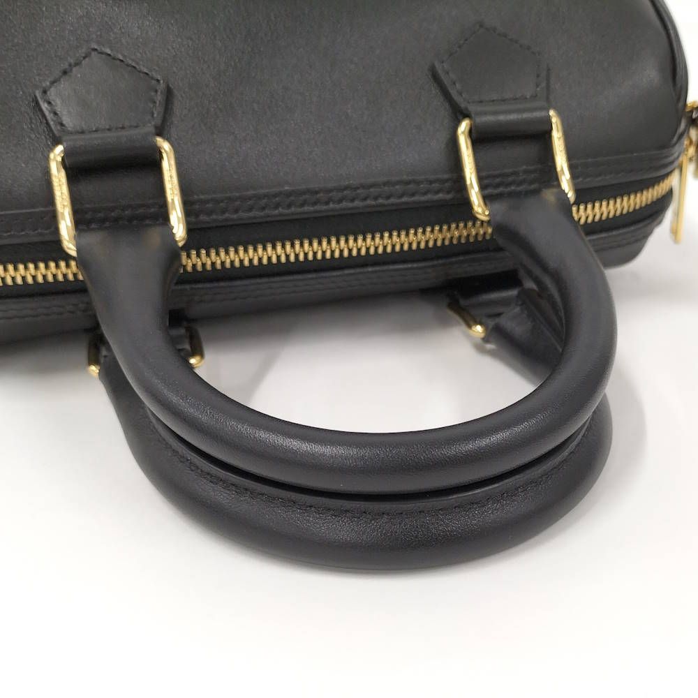Celine Bag Cuir Triomphe Small Boston Leather Black — view 4