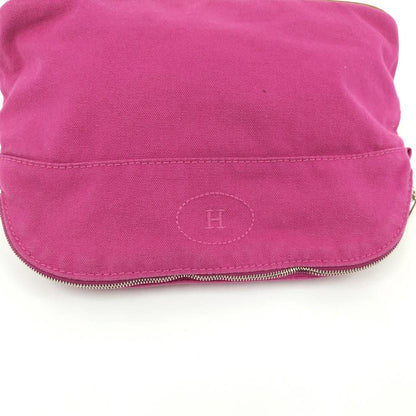 Hermes Bo Tall Pouch 25 Canvas Pink — view 6