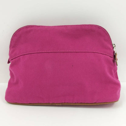 Hermes Bo Tall Pouch 25 Canvas Pink — view 2