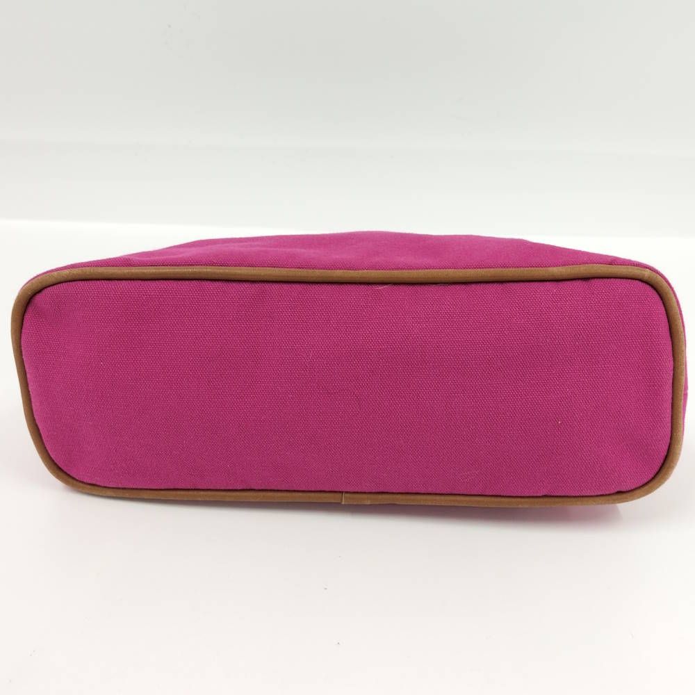 Hermes Bo Tall Pouch 25 Canvas Pink — view 4