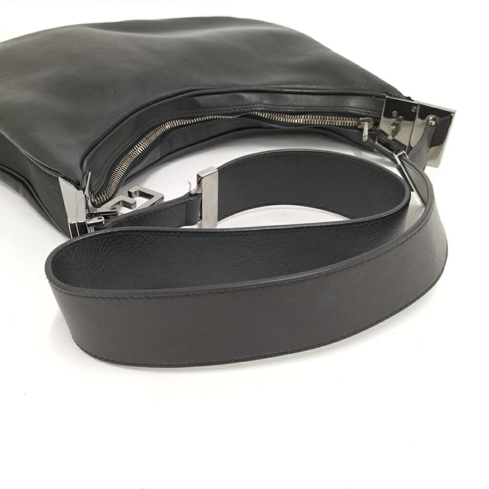 Gucci Hobo Shoulder Bag Leather Black — view 7