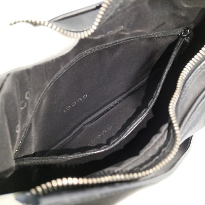 Gucci Hobo Shoulder Bag Leather Black — view 8