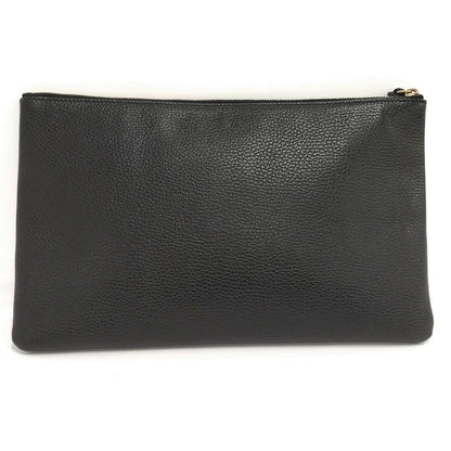 Gucci Bamboo Clutch Leather Black — view 2