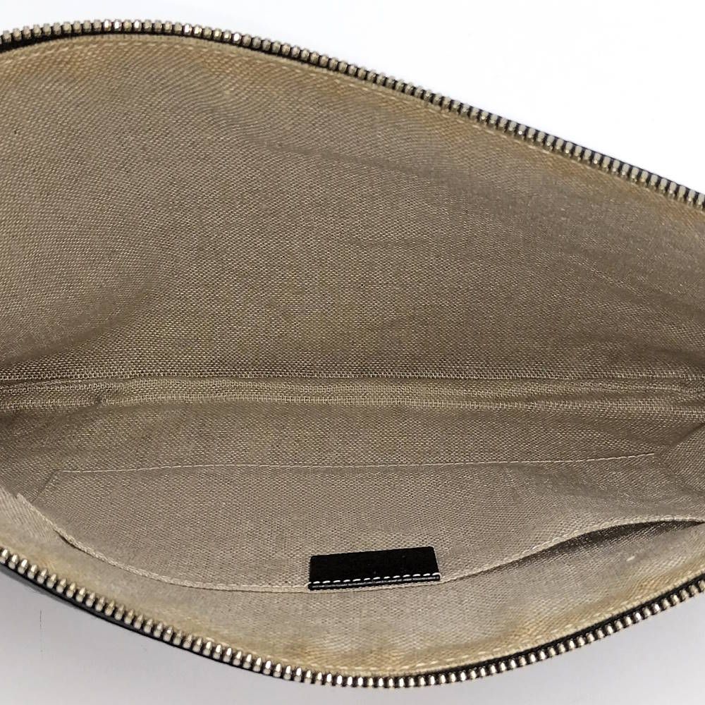 Gucci Bamboo Clutch Leather Black — view 8