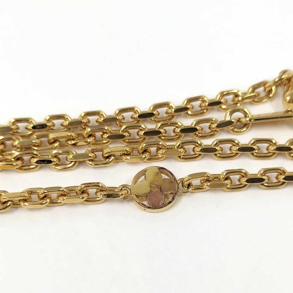 Louis Vuitton LV Yours Necklace Plated Gold — view 4