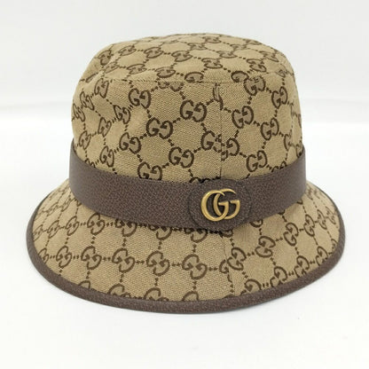 Gucci Hat GG Canvas Beige M 58 cm — view 2