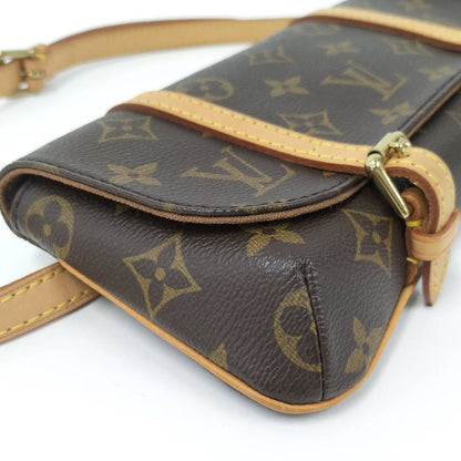 Louis Vuitton Pochette Marais le Shoulder Bag Monogram Brown — view 3
