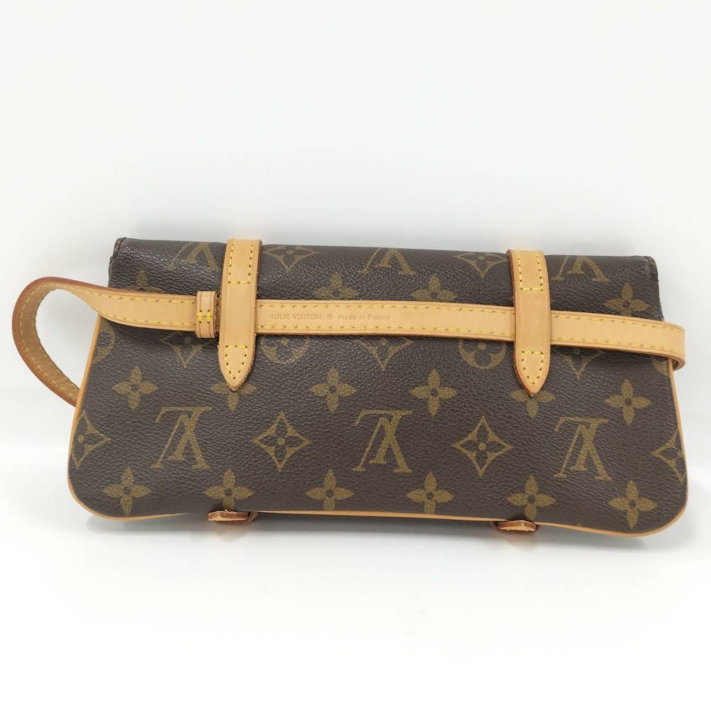 Louis Vuitton Pochette Marais le Shoulder Bag Monogram Brown — view 2