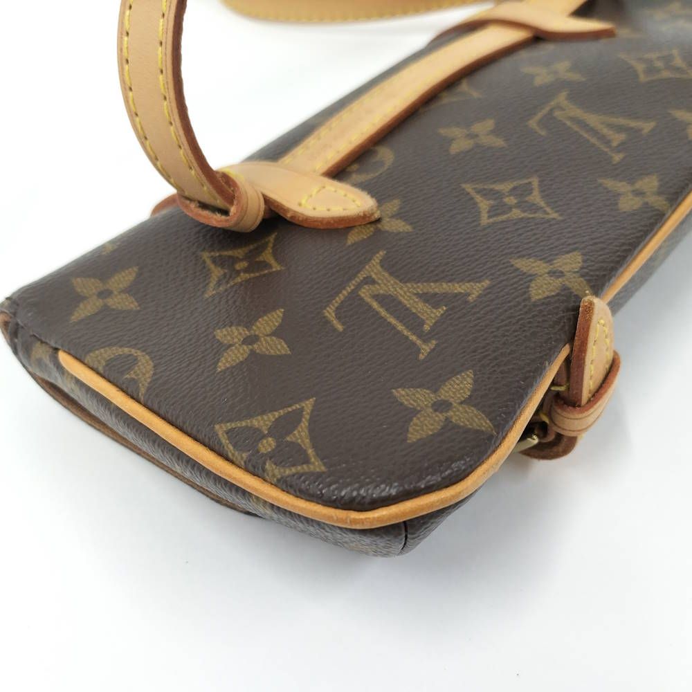 Louis Vuitton Pochette Marais le Shoulder Bag Monogram Brown — view 5