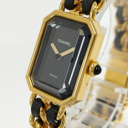 Chanel Watch Premier M Leather Chain Quartz Black Dial — view 3