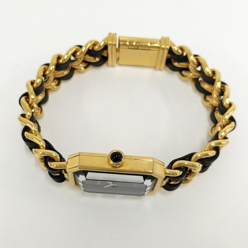 Chanel Watch Premier M Leather Chain Quartz Black Dial — view 2