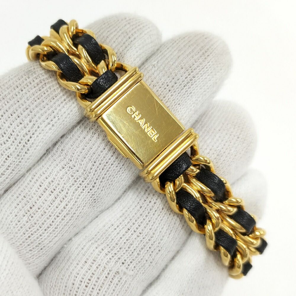 Chanel Watch Premier M Leather Chain Quartz Black Dial — view 5