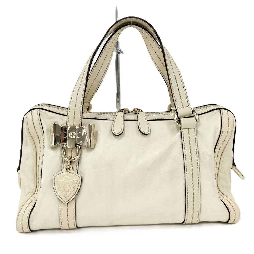 Gucci Handbag Duquessa Leather Ivory