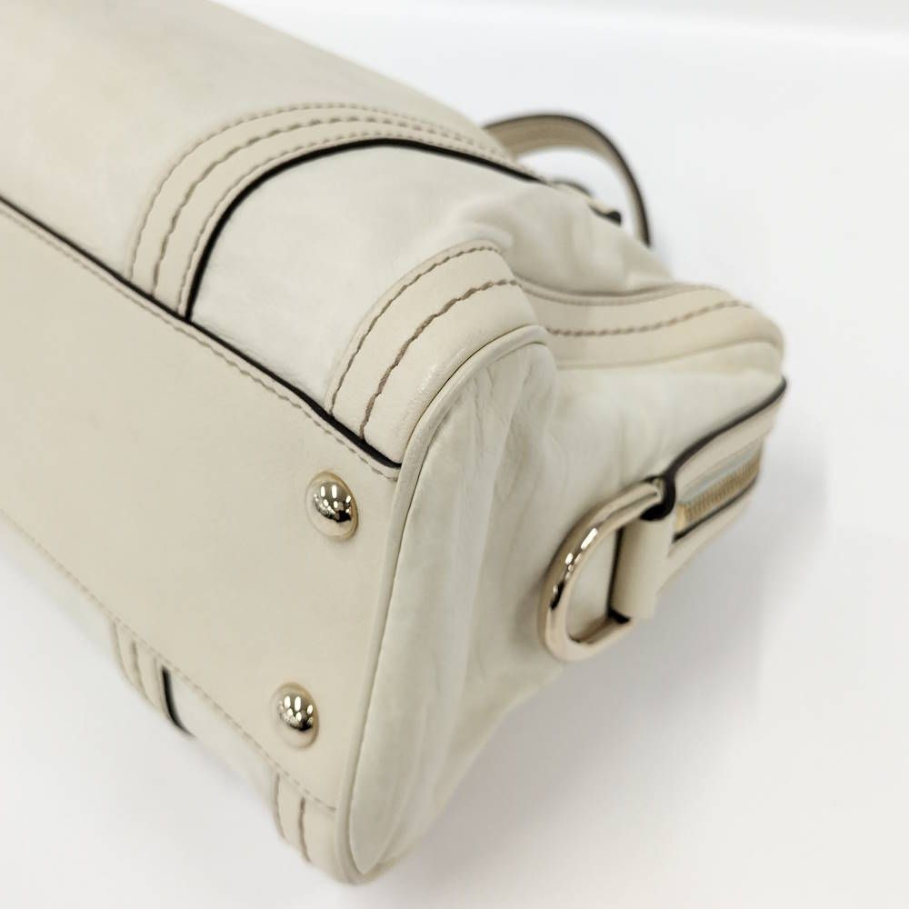 Gucci Handbag Duquessa Leather Ivory — view 3