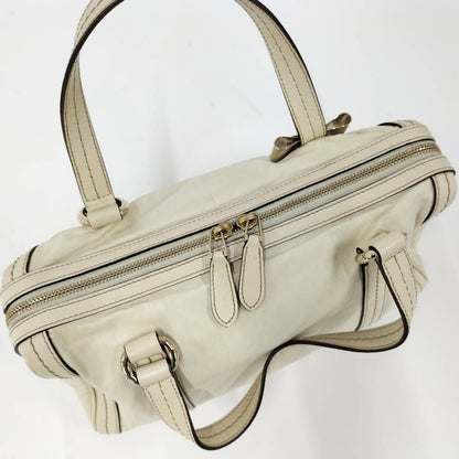 Gucci Handbag Duquessa Leather Ivory — view 8