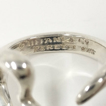Tiffany & Co Open Heart Ring Elsa Peretti Silver — view 6