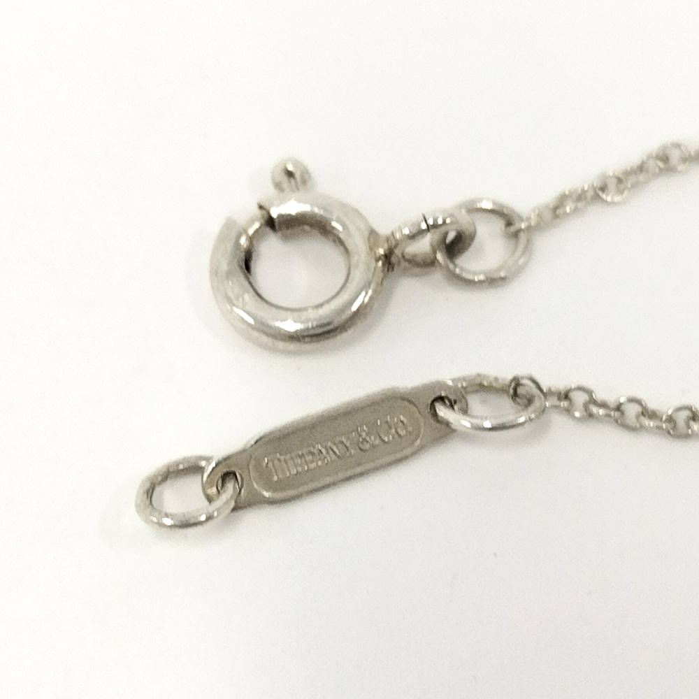 Tiffany & Co Necklace Triple Open Heart Elsa Peretti Silver — view 8