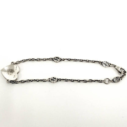 Gucci Interlocking Bracelet Silver Blue — view 2