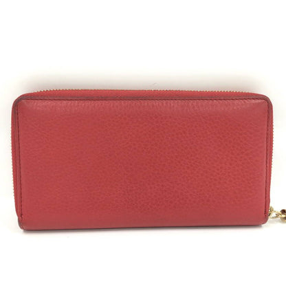 Gucci Zip Around Wallet Soho Interlocking Leather Red — view 3