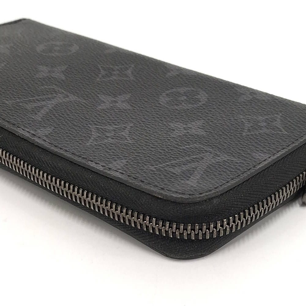 Louis Vuitton Zippy Wallet Horizontal Zip Around Monogram Eclipse — view 4