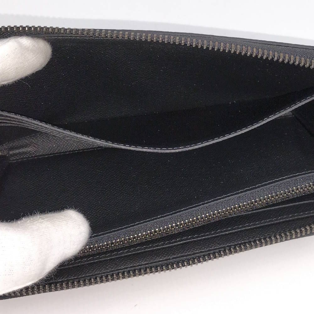 Louis Vuitton Zippy Wallet Horizontal Zip Around Monogram Eclipse — view 8