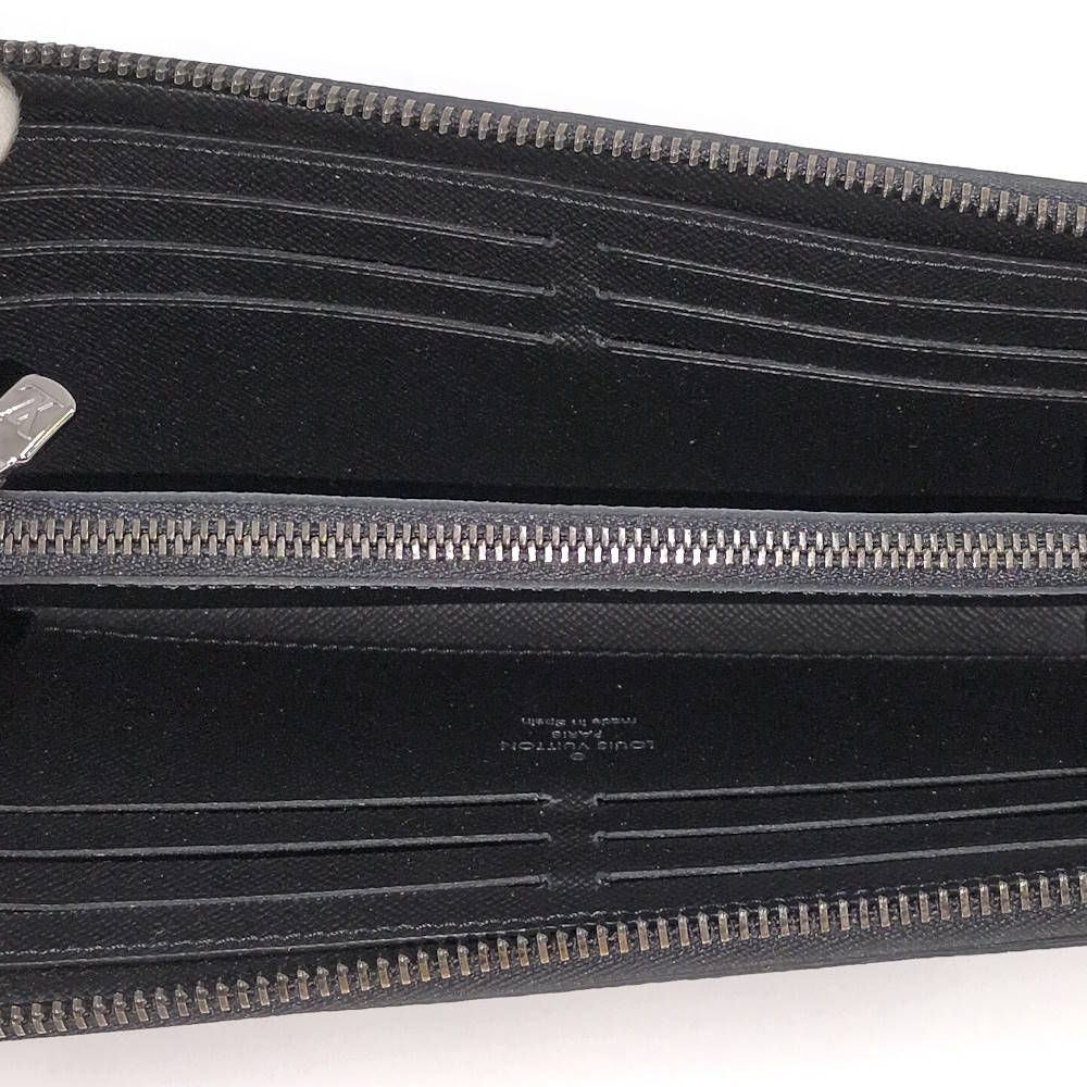 Louis Vuitton Zippy Wallet Horizontal Zip Around Monogram Eclipse — view 2