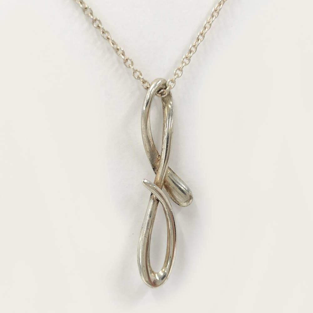 Tiffany & Co Necklace Elsa Peretti Motif Silver — view 2