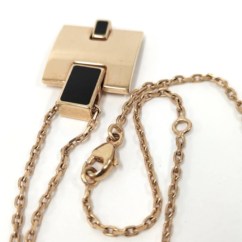 Hermes Irene Necklace Gold Black Plated — view 7