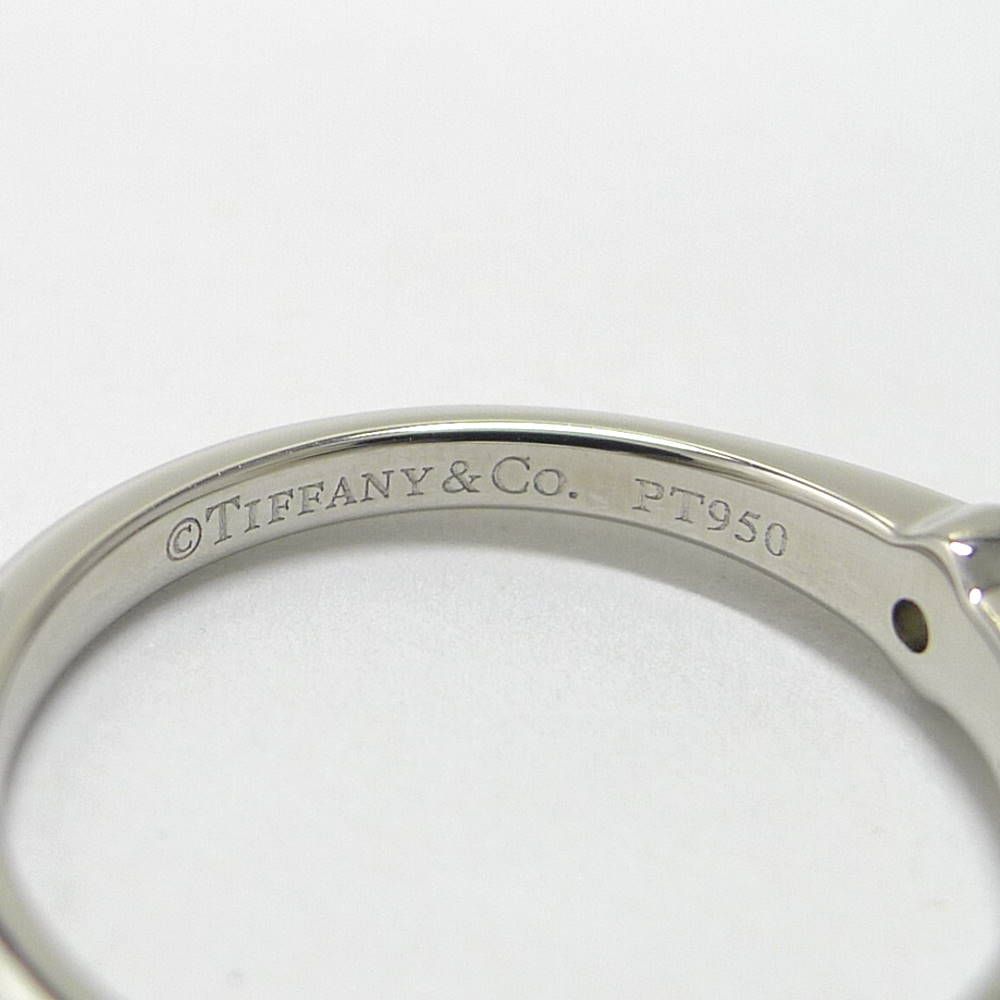 Tiffany & Co Ring Solitaire Platinum Diamond — view 7
