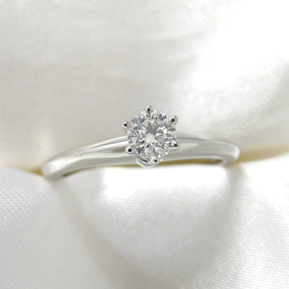 Tiffany & Co Ring Solitaire Platinum Diamond