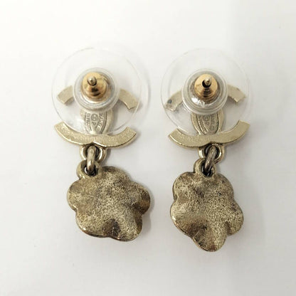 Chanel Earrings Line Stone Coco CC — view 2