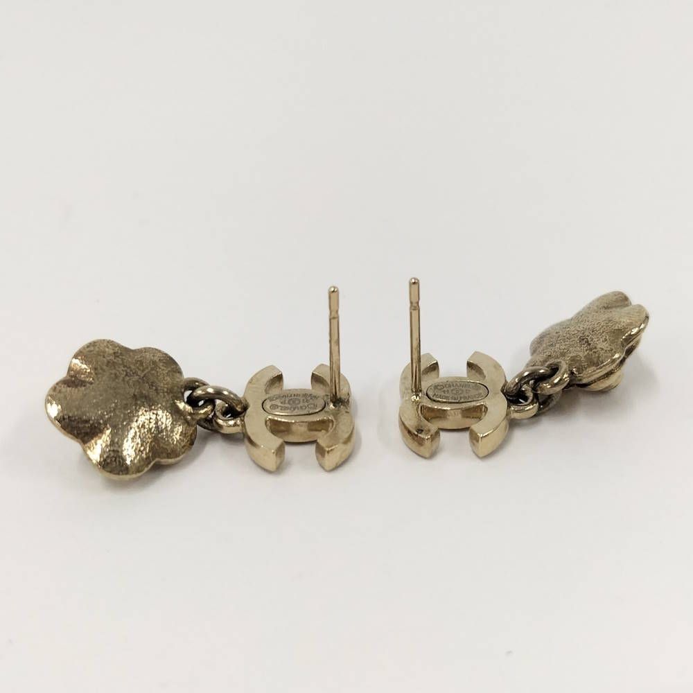 Chanel Earrings Line Stone Coco CC — view 6
