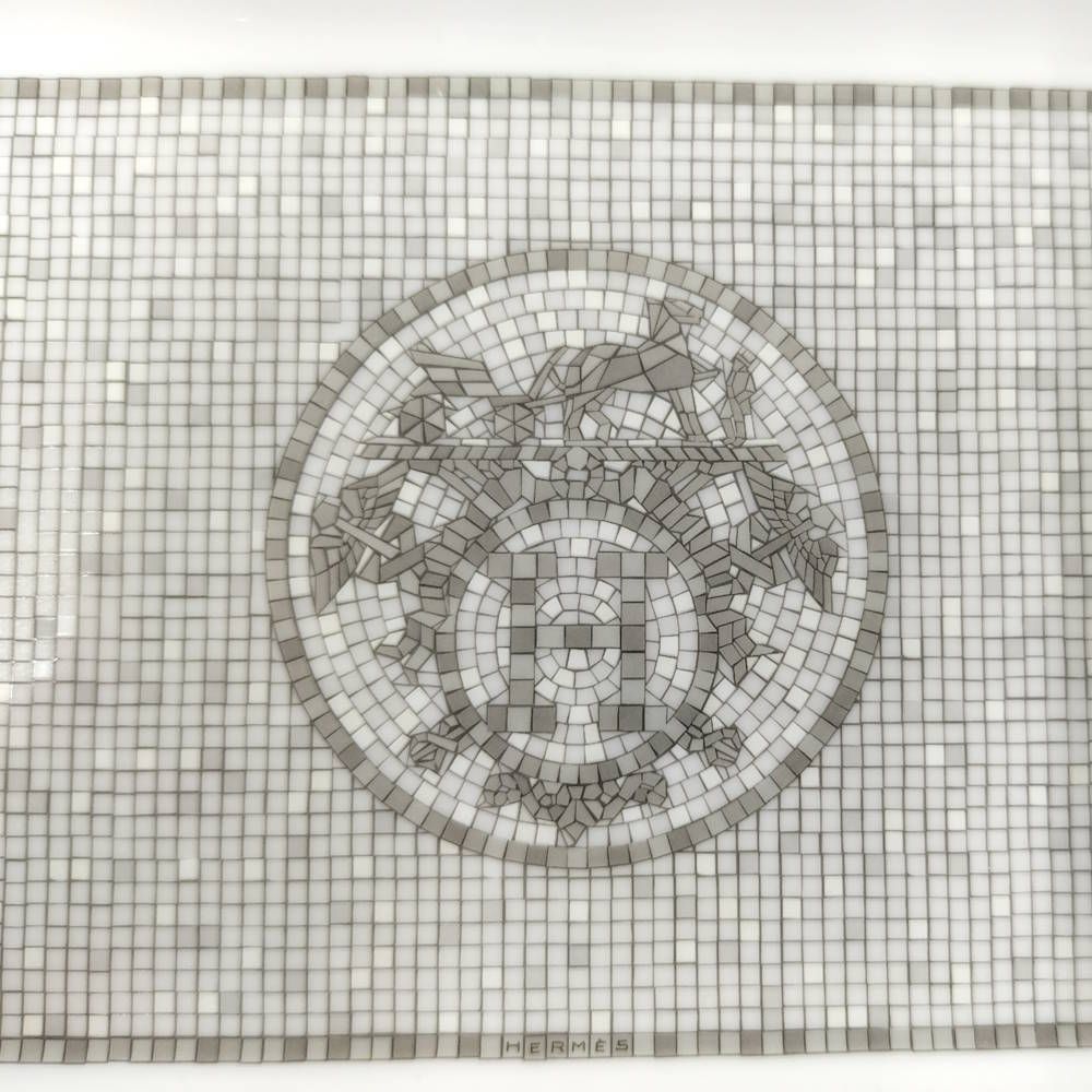 Hermes Mosaic Vin Quatre Plate Tableware — view 4