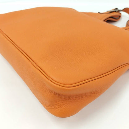 Hermes Masai PM Shoulder Bag Leather Orange — view 5