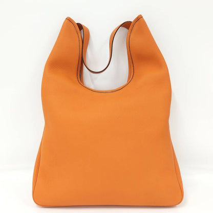 Hermes Masai PM Shoulder Bag Leather Orange — view 2