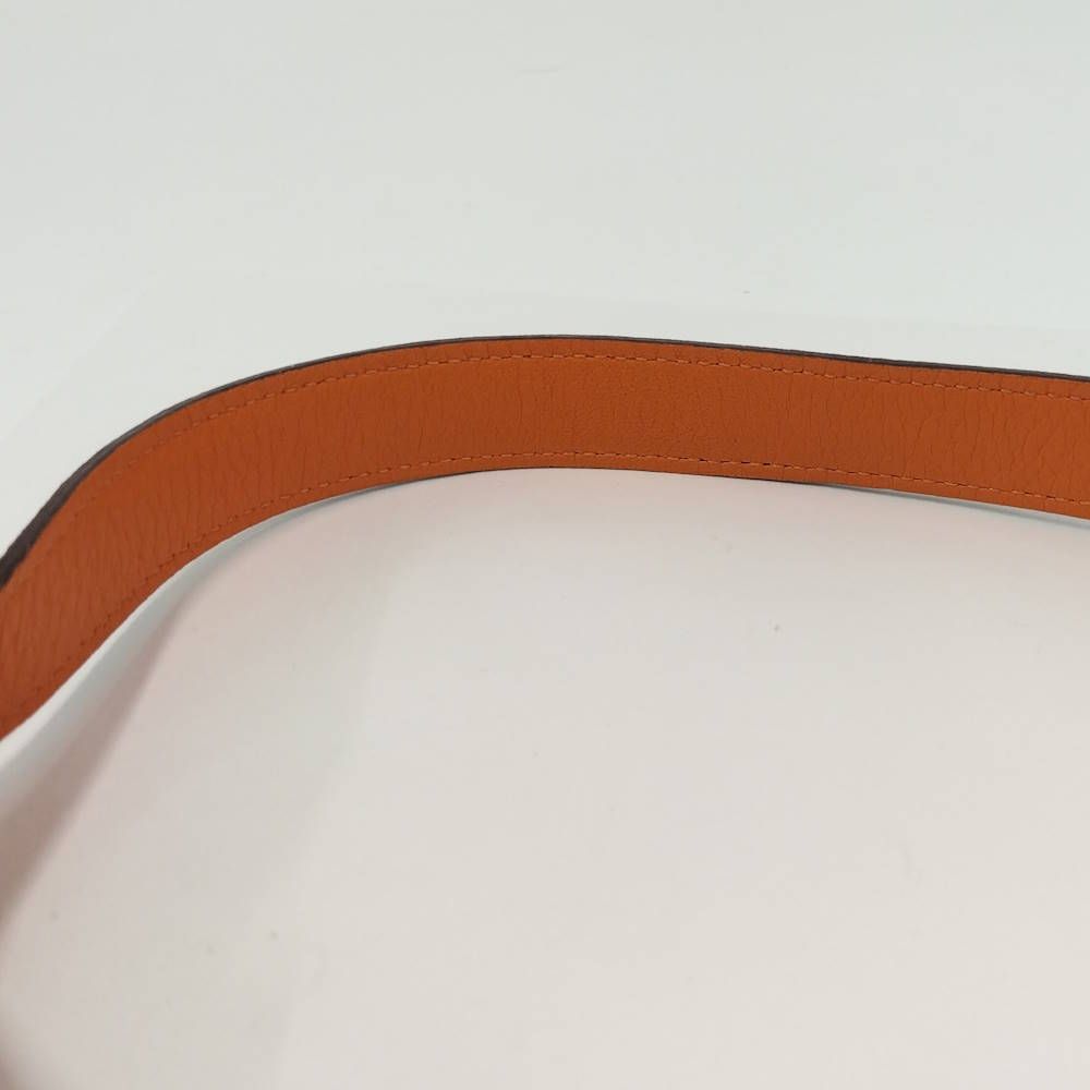 Hermes Masai PM Shoulder Bag Leather Orange — view 7