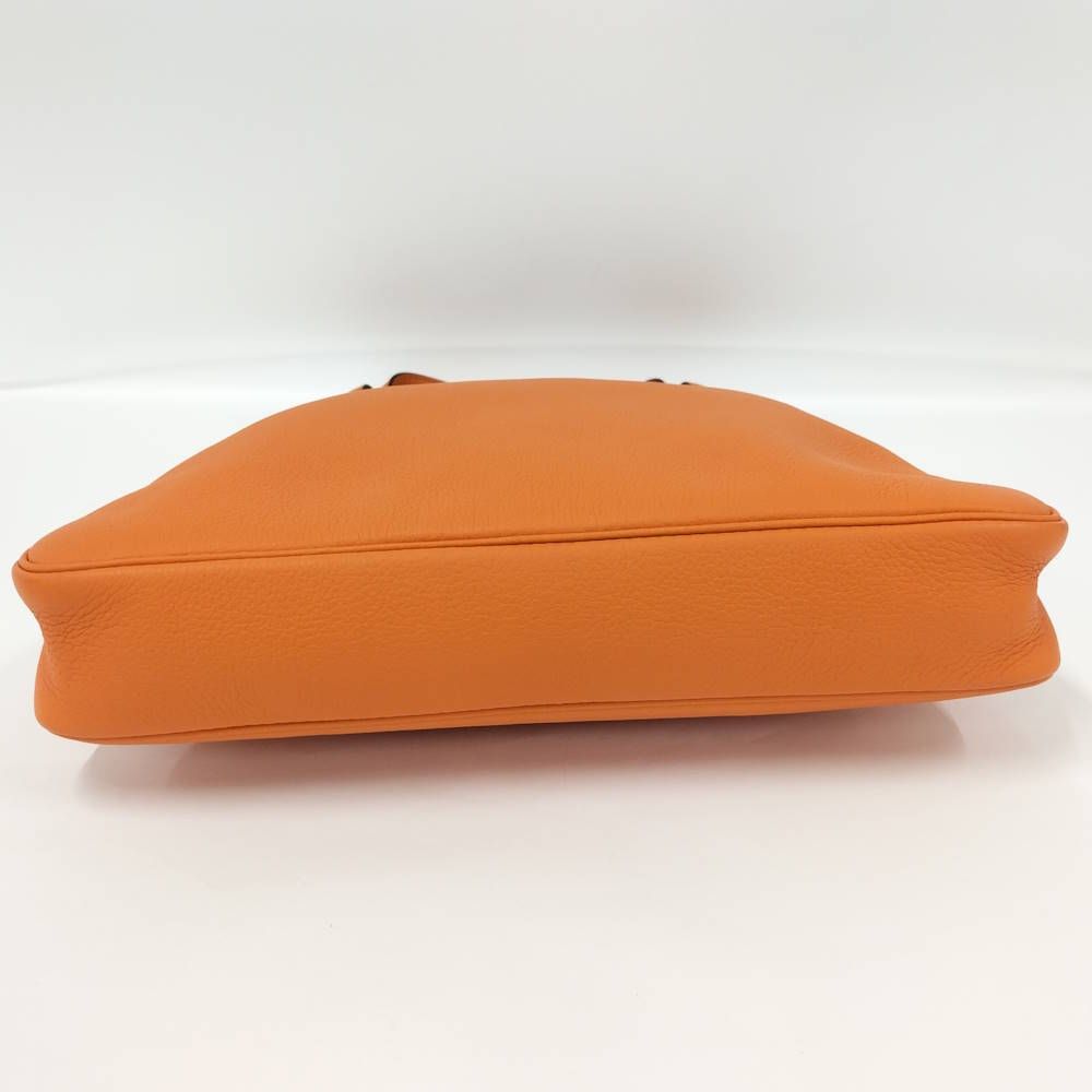 Hermes Masai PM Shoulder Bag Leather Orange — view 4