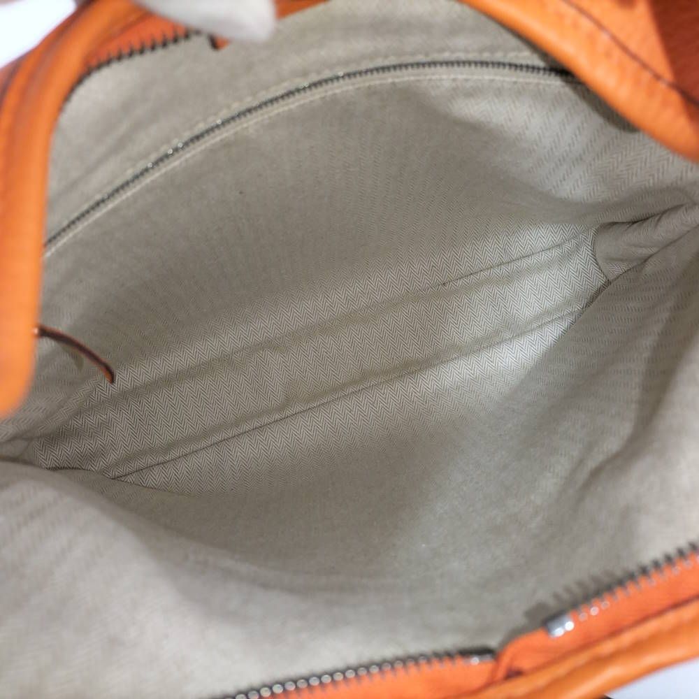 Hermes Masai PM Shoulder Bag Leather Orange — view 8