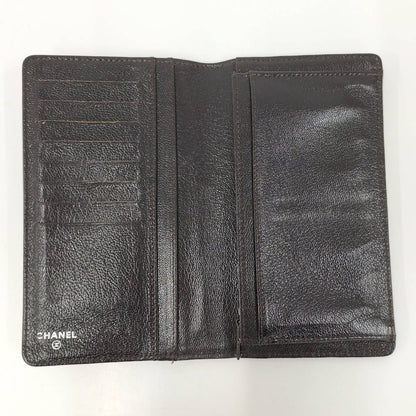 Chanel Bicolor Gold Black Bifold Wallet — view 2
