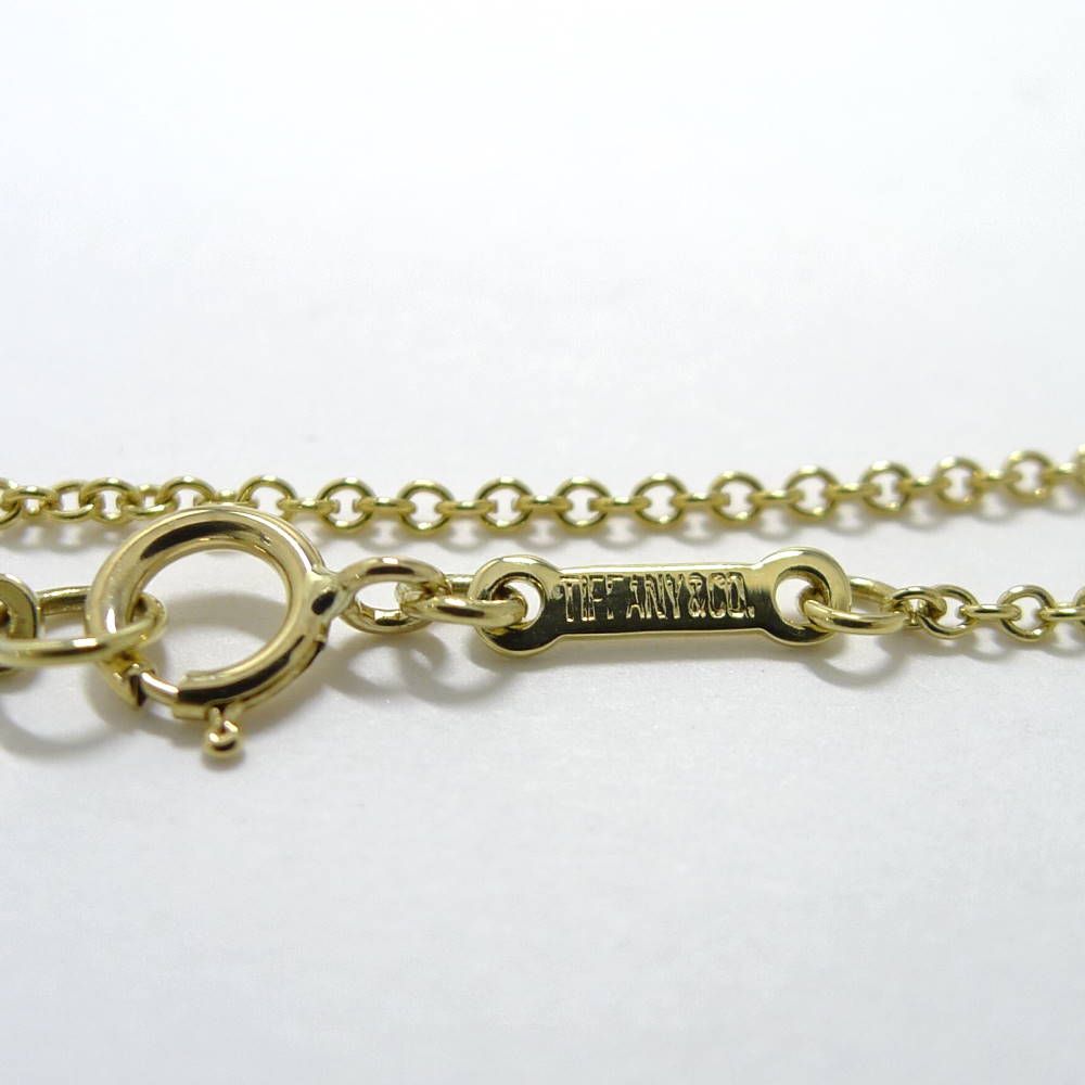 Tiffany & Co Necklace Open Heart 18k Yellow Gold — view 7
