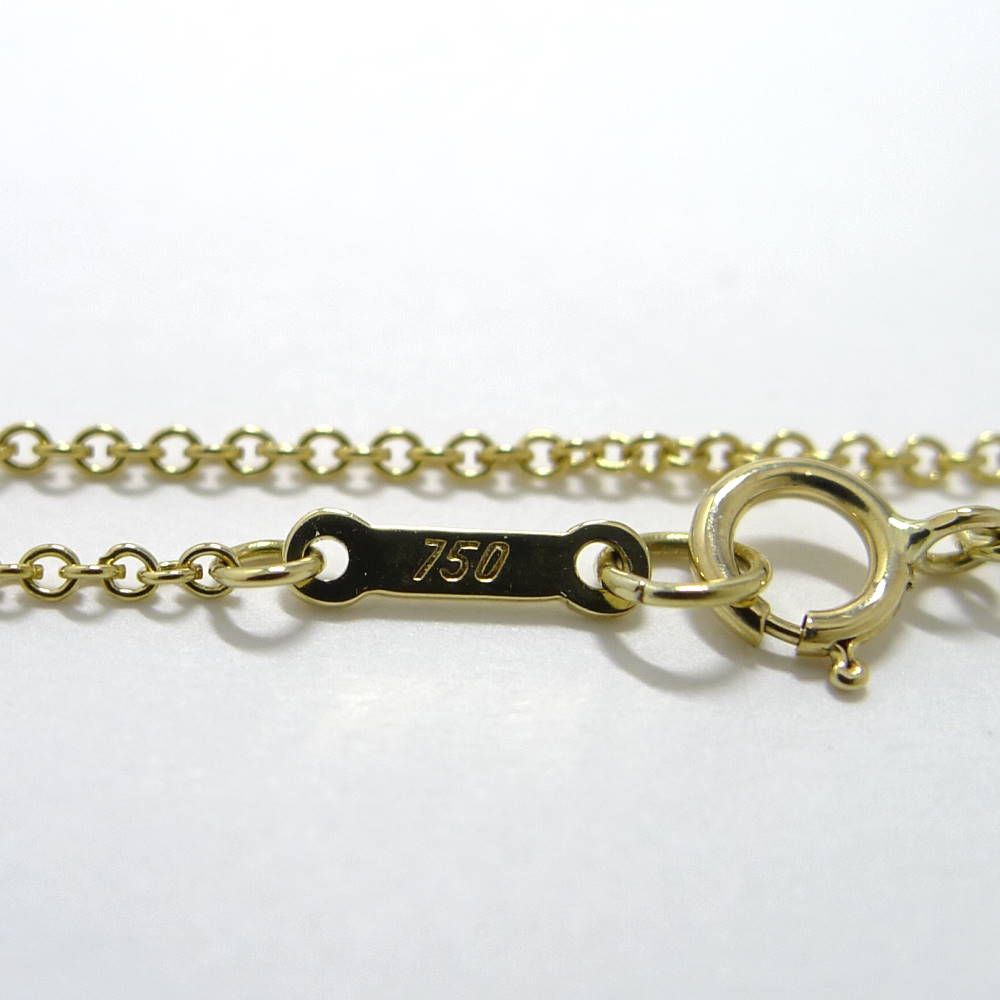 Tiffany & Co Necklace Open Heart 18k Yellow Gold — view 6